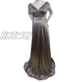 Hnewly Silk Sexy Maternity Photo Shoot Dresses Long Baby Showers Party Evening Pregnancy Maxi Gown
